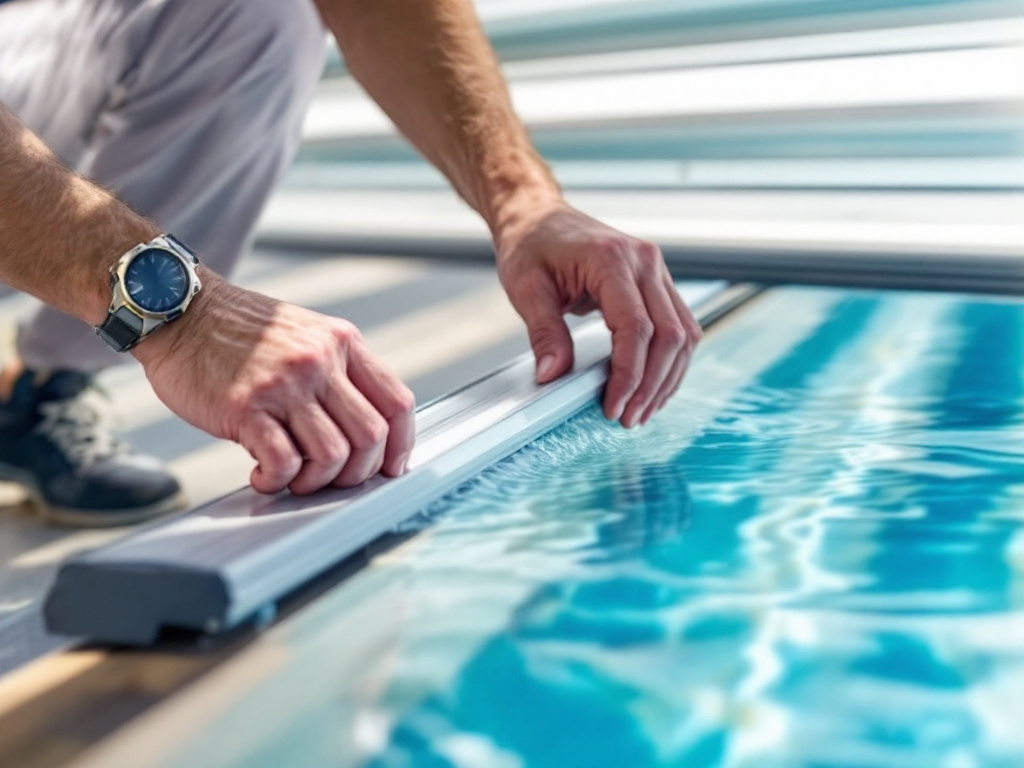 Comment changer une lame de volet roulant de piscine