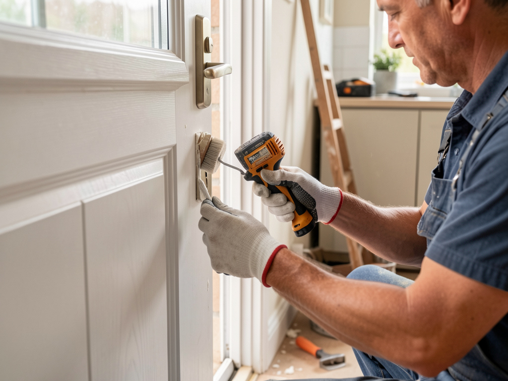 Comment rénover l'habillage intérieur d'une porte en PVC